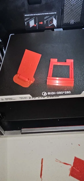 Nắp máng xả rác kèm khay chứa cho QiDi Q2 - Image 2