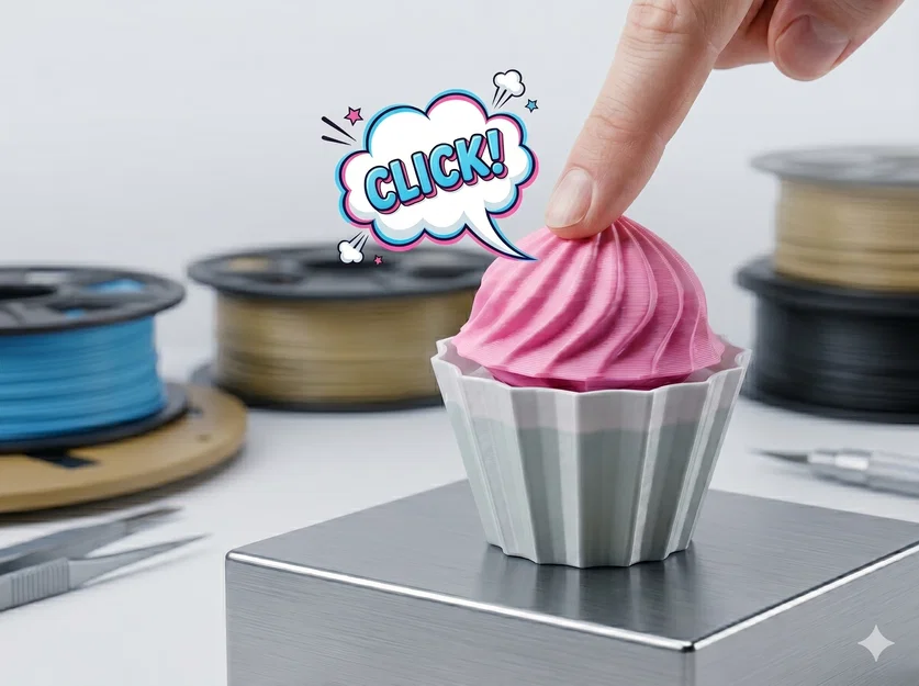 Đồ chơi Fidget Cupcake Clicker - Image 1