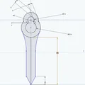 Lưỡi cắt thay thế 3D cho máy cắt cỏ (Fadenmaeher Ersatzkline) - Thumbnail 2
