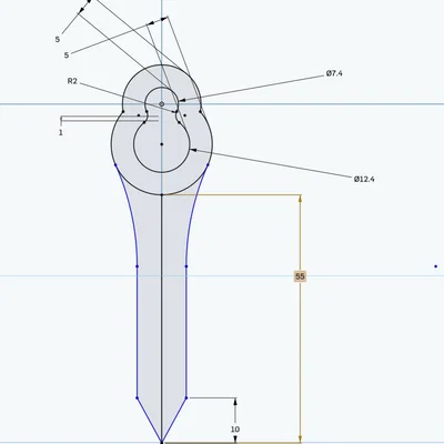 Lưỡi cắt thay thế 3D cho máy cắt cỏ (Fadenmaeher Ersatzkline)