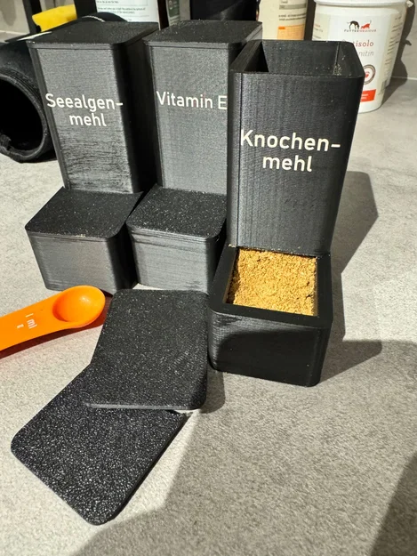 Hộp Đựng Bột Tiện Dụng, Dụng Cụ Chia Creatine & Thực Phẩm Bổ Sung - Image 2