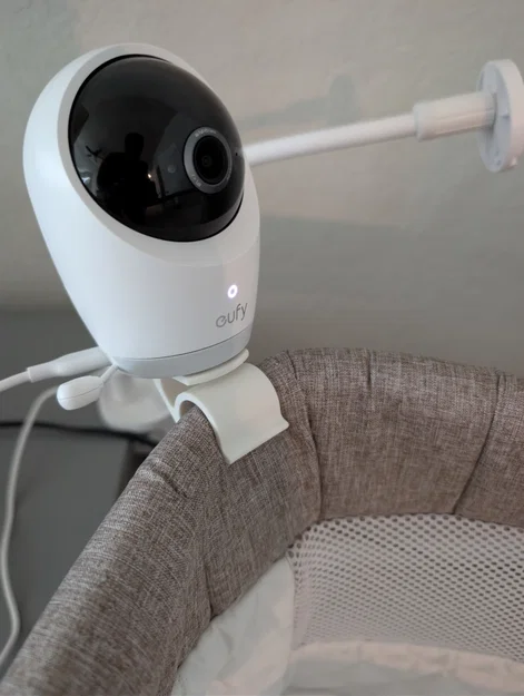Ngàm kẹp nôi cho camera giám sát trẻ em Eufy E21 và E20 - Image 1