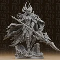 Mô hình tượng Nữ hoàng Chiến binh Undead #284 với Thương Diệt Vong - Thumbnail 1