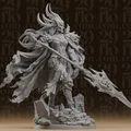 Mô hình tượng Nữ hoàng Chiến binh Undead #284 với Thương Diệt Vong - Thumbnail 3