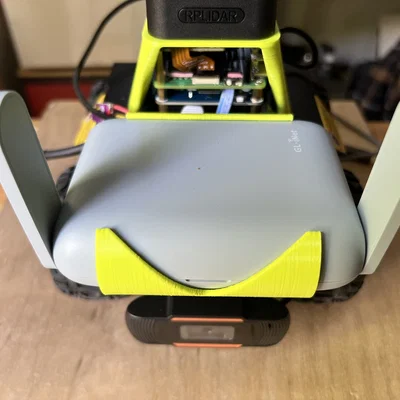 Ngàm 3D gắn router GL-iNet MT3000 cho xe robot Wave Rover