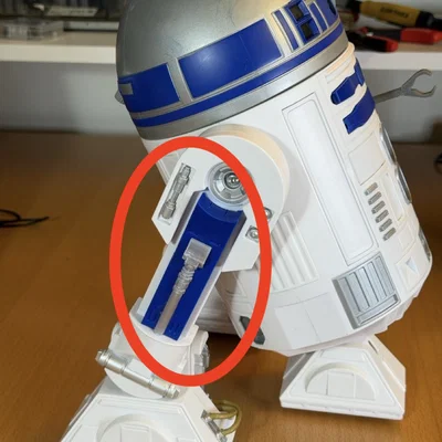 Nắp đậy bảng điều khiển chân cho Droid R2-D2 dòng R-Series