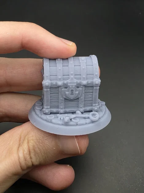 D&D Miễn phí - Rương Báu Vật Mimic Cách Điệu | Phiên bản Đóng & Mở (Đã support) - Image 11