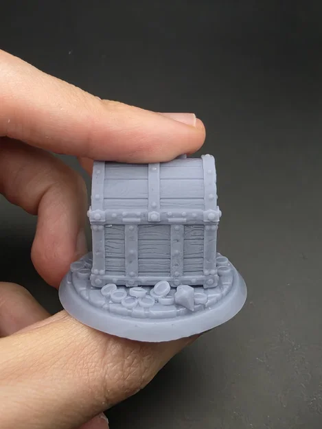 D&D Miễn phí - Rương Báu Vật Mimic Cách Điệu | Phiên bản Đóng & Mở (Đã support) - Image 13
