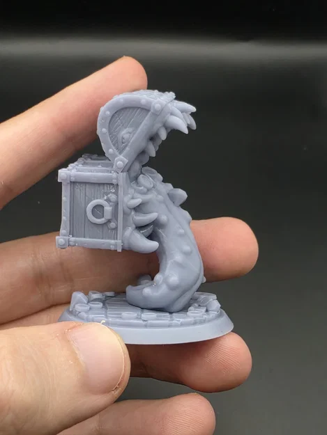 D&D Miễn phí - Rương Báu Vật Mimic Cách Điệu | Phiên bản Đóng & Mở (Đã support) - Image 16