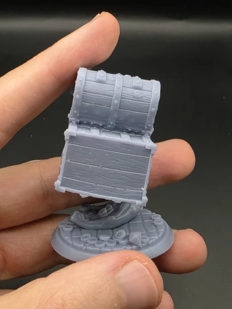D&D Miễn phí - Rương Báu Vật Mimic Cách Điệu | Phiên bản Đóng & Mở (Đã support) - Image 17