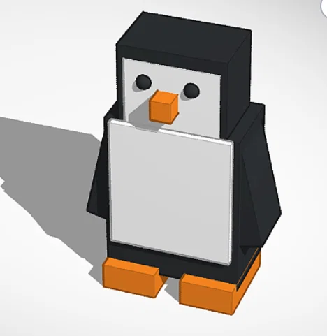 Mô hình chim cánh cụt Roblox Knockout in 3D đáng yêu - Image 1