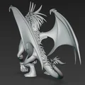 Mô hình rồng nhỏ 3D (Little Dragon 1) - Tượng để bàn cực chất - Thumbnail 3