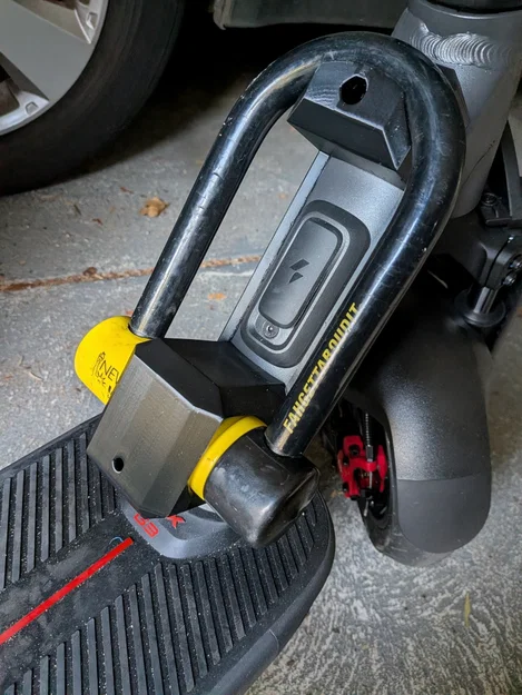 Giá treo khóa Kryptonite New York Fahgettaboudit Mini cho Segway Ninebot Max G3 - Image 1