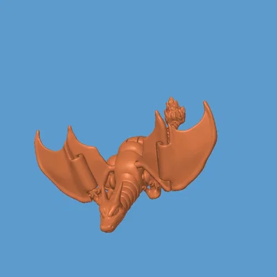 Mô hình Charizard khớp nối 3D linh hoạt cực đẹp
