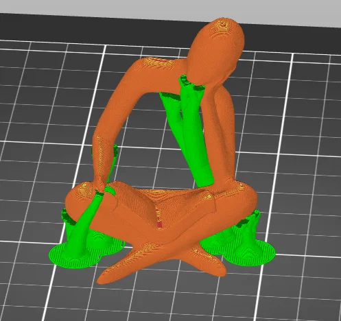 Mô hình 3D người đọc sách với hiệu ứng đầu lơ lửng độc lạ - Image 2