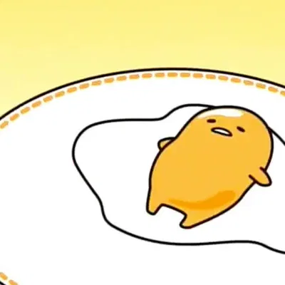 Mô hình 3D Gudetama - Chú trứng lười đáng yêu trang trí bàn làm việc