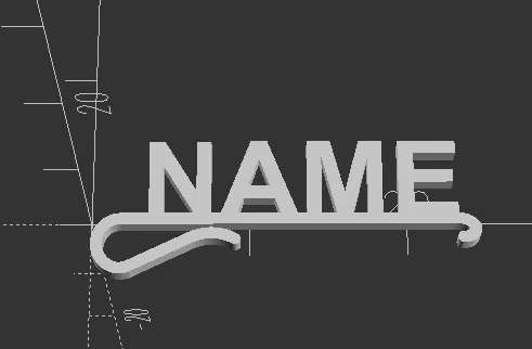 Móc treo tên cá nhân hóa (Name on a hook) in 3D độc đáo - Image 2