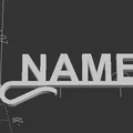 Móc treo tên cá nhân hóa (Name on a hook) in 3D độc đáo - Thumbnail 2