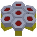 Khuôn in 3D hỗ trợ hàn hoa bằng đai ốc và long đền - Thumbnail 1