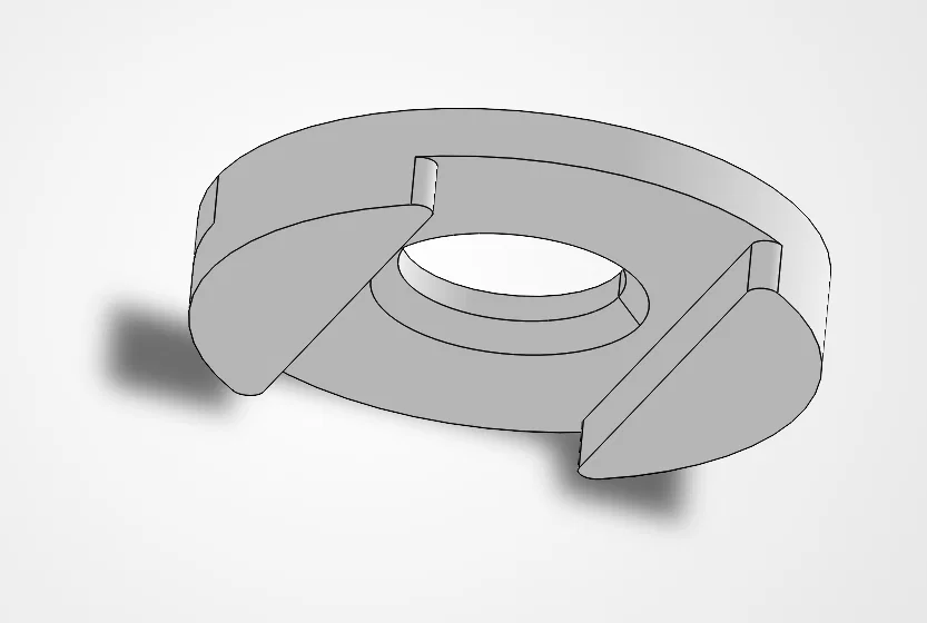 Phụ kiện gắn Flush Mount L-Track cho bulông #8 - Thiết kế 3D in ấn - Image 2