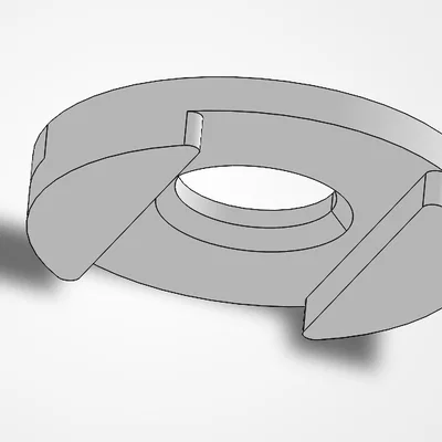 Phụ kiện gắn Flush Mount L-Track cho bulông #8 - Thiết kế 3D in ấn
