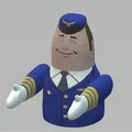 Mô hình phi công tự động Otto trong phim Airplane! cho máy bay RC - Thumbnail 1