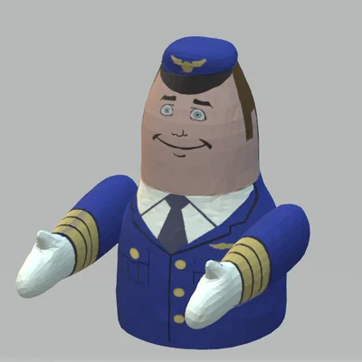 Mô hình phi công tự động Otto trong phim Airplane! cho máy bay RC
