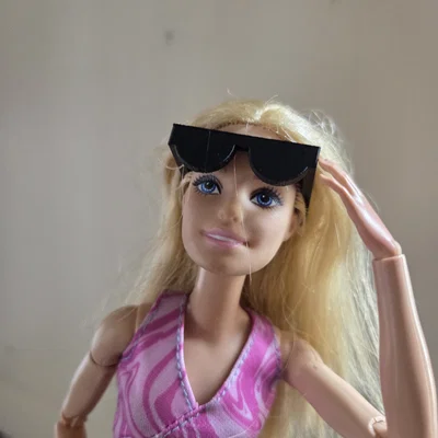 Mắt kính thời trang 3D sành điệu cho búp bê Barbie