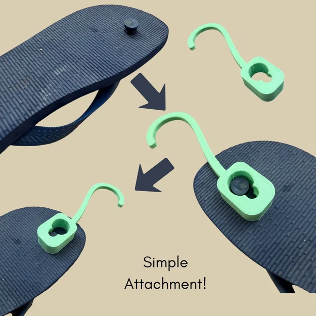 Flop Lock - Móc treo dép lào rảnh tay - Image 2