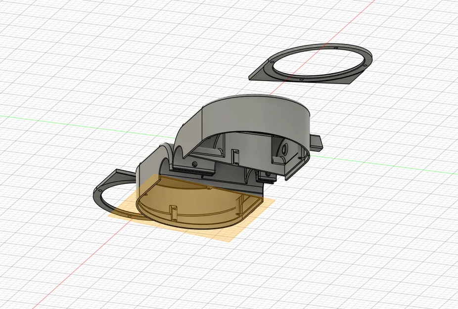 Đế gắn loa xe Jeep nghiêng hướng vào cabin - Phụ kiện 3D hữu ích - Image 1