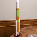 Mô hình Tên lửa H2 - Tỷ lệ 1:100 - JAXA - Thumbnail 1
