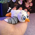 Mô hình chim mòng biển Articulated Cute Gull siêu cưng - Thumbnail 1