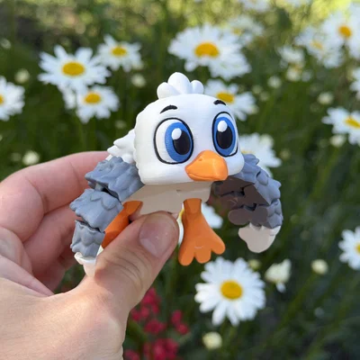 Mô hình chim mòng biển Articulated Cute Gull siêu cưng