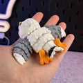 Mô hình chim mòng biển Articulated Cute Gull siêu cưng - Thumbnail 7