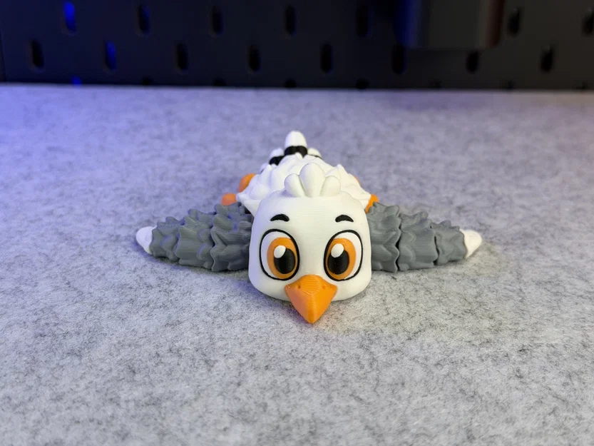 Mô hình chim mòng biển Articulated Cute Gull siêu cưng - Image 8