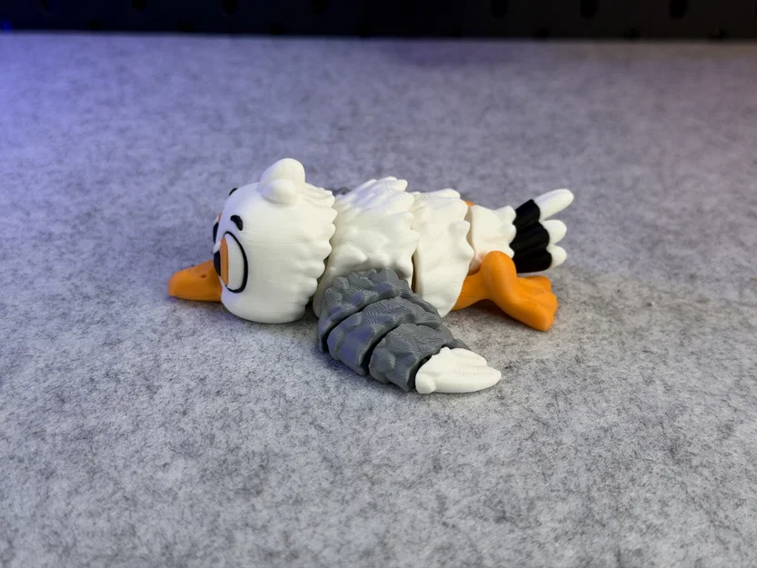 Mô hình chim mòng biển Articulated Cute Gull siêu cưng - Image 12