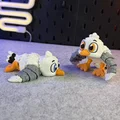 Mô hình chim mòng biển Articulated Cute Gull siêu cưng - Thumbnail 14