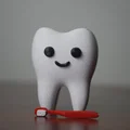 Mô hình Răng và Bàn chải đánh răng - Thumbnail 1