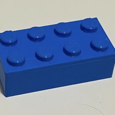 Mô hình gạch xếp hình 2x4 Lego Block in 3D đơn giản dễ in