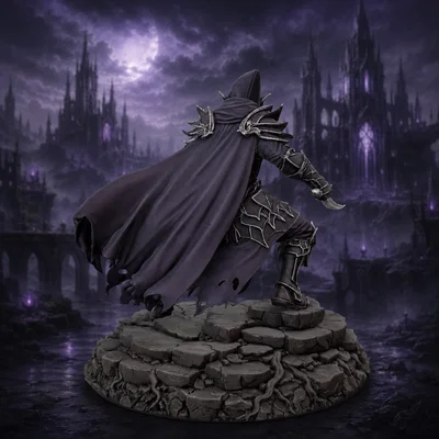 Bloodbound Realms – Dark Elf – Sát Thủ (Mô Hình STL In 3D Dark Fantasy)