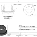 Bạc đạn tay lái máy cắt cỏ Hustler (Phụ tùng 781153) - Thumbnail 2