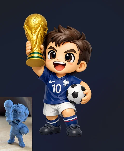 Mô hình Chibi cầu thủ vô địch World Cup - Image 1