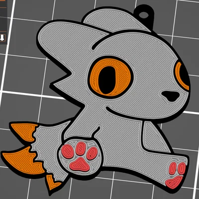 Móc khóa Experiment Plush 3D - Phụ kiện Casualties Unknown độc đáo