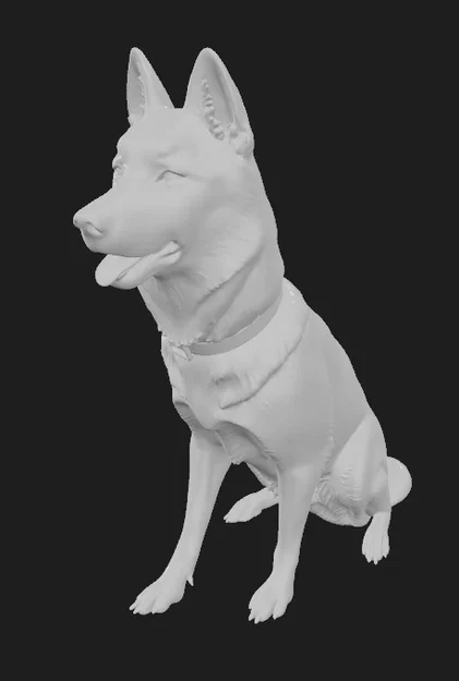 Mô hình chú chó Husky 3D tuyệt đẹp - File in 3D chất lượng cao - Image 1