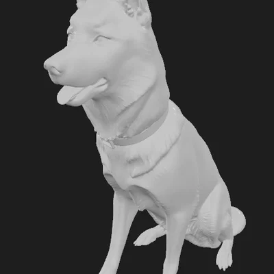 Mô hình chú chó Husky 3D tuyệt đẹp - File in 3D chất lượng cao