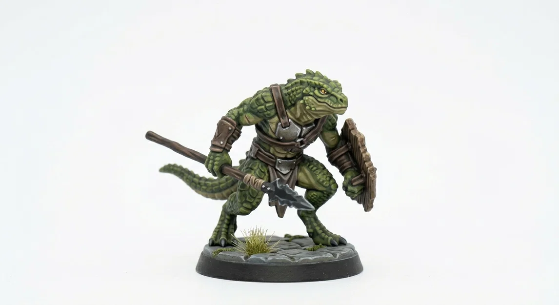 Mô hình D&D: Bộ Lizardfolk - Image 2