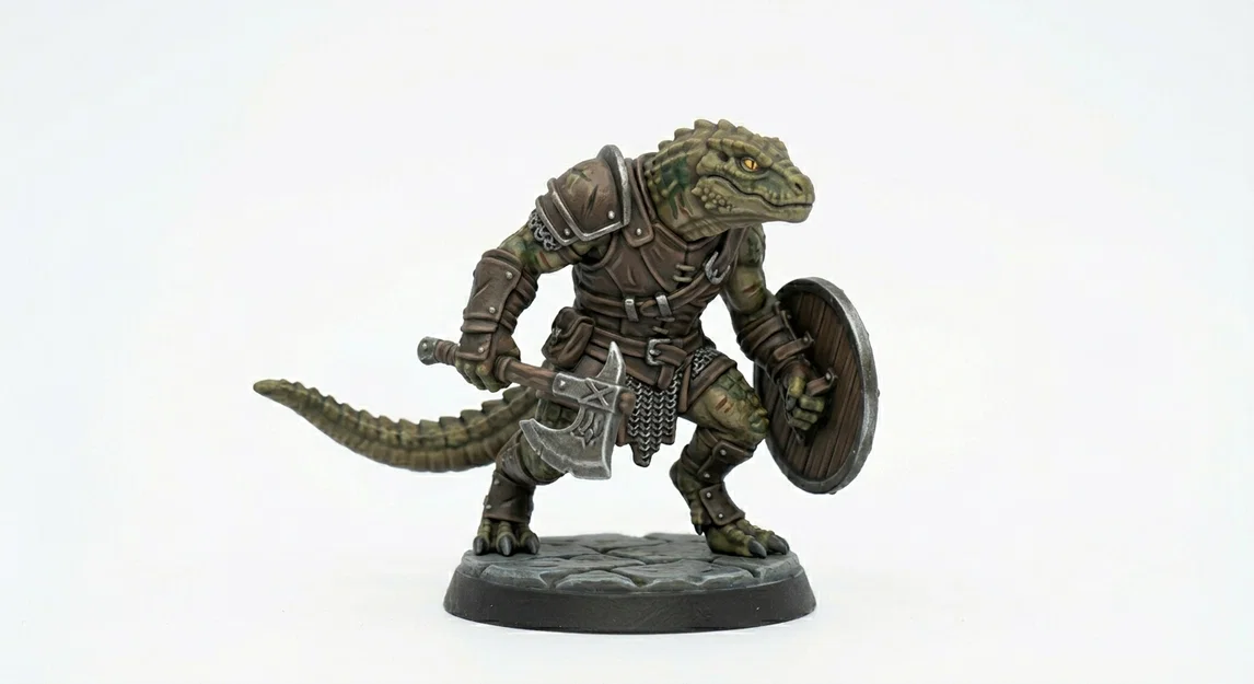 Mô hình D&D: Bộ Lizardfolk - Image 3