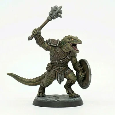 Mô hình D&D: Bộ Lizardfolk