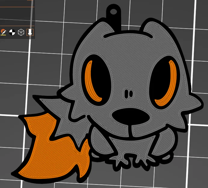 Móc khóa chú thú nhỏ (Experiment Keychain) in 3D dễ thương - Image 2