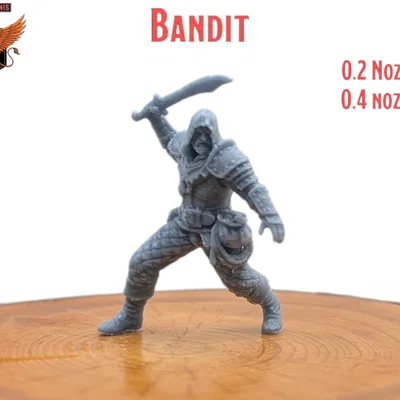 Bandit Melee - Mô hình thu nhỏ in sẵn MGM